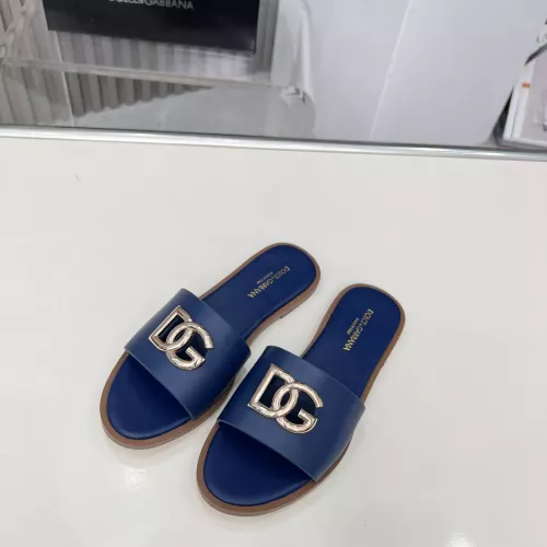 Cheap Dolce &amp; Gabbana D&amp;G Slippers For Women #1362913 Replica Wholesale [$85.00 USD] [ITEM#1362913] on Replica Dolce &amp; Gabbana D&amp;G Slippers