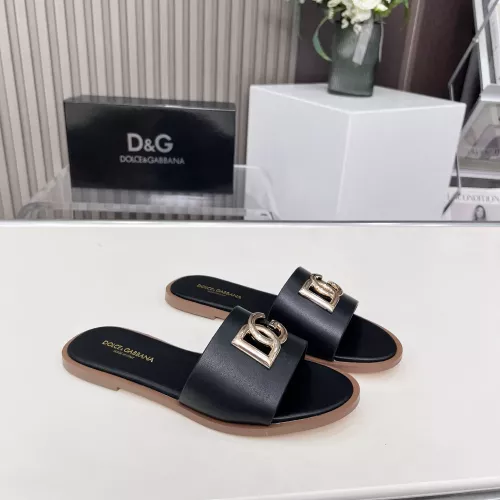Cheap Dolce &amp; Gabbana D&amp;G Slippers For Women #1362914 Replica Wholesale [$85.00 USD] [ITEM#1362914] on Replica Dolce &amp; Gabbana D&amp;G Slippers