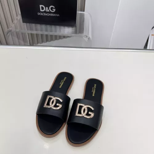 Cheap Dolce &amp; Gabbana D&amp;G Slippers For Women #1362914 Replica Wholesale [$85.00 USD] [ITEM#1362914] on Replica Dolce &amp; Gabbana D&amp;G Slippers