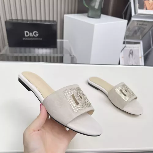 Cheap Dolce &amp; Gabbana D&amp;G Slippers For Women #1362915 Replica Wholesale [$88.00 USD] [ITEM#1362915] on Replica Dolce &amp; Gabbana D&amp;G Slippers