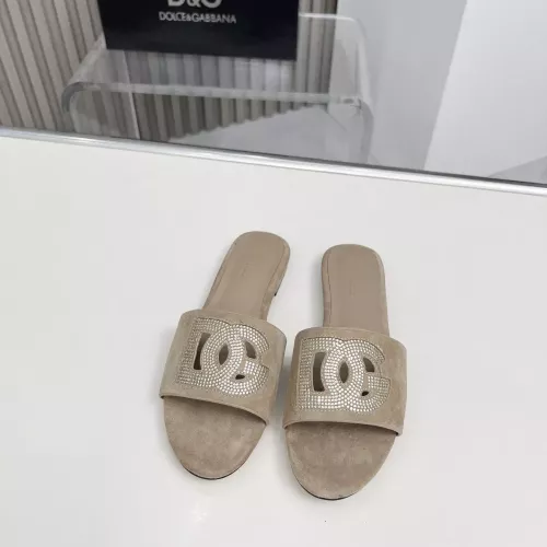 Cheap Dolce &amp; Gabbana D&amp;G Slippers For Women #1362916 Replica Wholesale [$88.00 USD] [ITEM#1362916] on Replica Dolce &amp; Gabbana D&amp;G Slippers