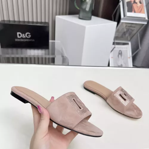 Cheap Dolce &amp; Gabbana D&amp;G Slippers For Women #1362917 Replica Wholesale [$88.00 USD] [ITEM#1362917] on Replica Dolce &amp; Gabbana D&amp;G Slippers