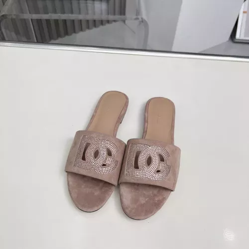 Cheap Dolce &amp; Gabbana D&amp;G Slippers For Women #1362917 Replica Wholesale [$88.00 USD] [ITEM#1362917] on Replica Dolce &amp; Gabbana D&amp;G Slippers
