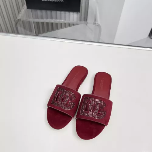 Cheap Dolce &amp; Gabbana D&amp;G Slippers For Women #1362918 Replica Wholesale [$88.00 USD] [ITEM#1362918] on Replica Dolce &amp; Gabbana D&amp;G Slippers