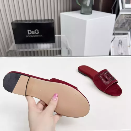 Cheap Dolce &amp; Gabbana D&amp;G Slippers For Women #1362918 Replica Wholesale [$88.00 USD] [ITEM#1362918] on Replica Dolce &amp; Gabbana D&amp;G Slippers