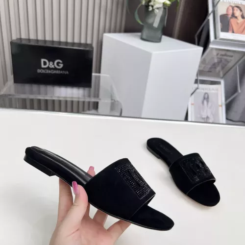 Cheap Dolce &amp; Gabbana D&amp;G Slippers For Women #1362919 Replica Wholesale [$88.00 USD] [ITEM#1362919] on Replica Dolce &amp; Gabbana D&amp;G Slippers