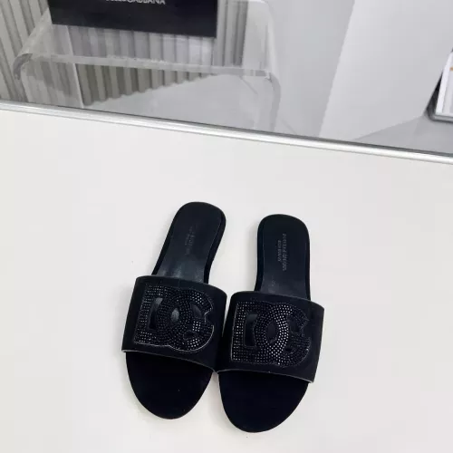 Cheap Dolce &amp; Gabbana D&amp;G Slippers For Women #1362919 Replica Wholesale [$88.00 USD] [ITEM#1362919] on Replica Dolce &amp; Gabbana D&amp;G Slippers