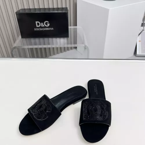 Cheap Dolce &amp; Gabbana D&amp;G Slippers For Women #1362919 Replica Wholesale [$88.00 USD] [ITEM#1362919] on Replica Dolce &amp; Gabbana D&amp;G Slippers