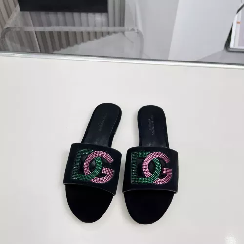 Cheap Dolce &amp; Gabbana D&amp;G Slippers For Women #1362920 Replica Wholesale [$88.00 USD] [ITEM#1362920] on Replica Dolce &amp; Gabbana D&amp;G Slippers