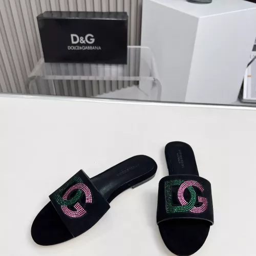 Cheap Dolce &amp; Gabbana D&amp;G Slippers For Women #1362920 Replica Wholesale [$88.00 USD] [ITEM#1362920] on Replica Dolce &amp; Gabbana D&amp;G Slippers