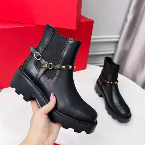 Cheap Valentino Boots For Women #1362985 Replica Wholesale [$100.00 USD] [ITEM#1362985] on Replica Valentino Boots