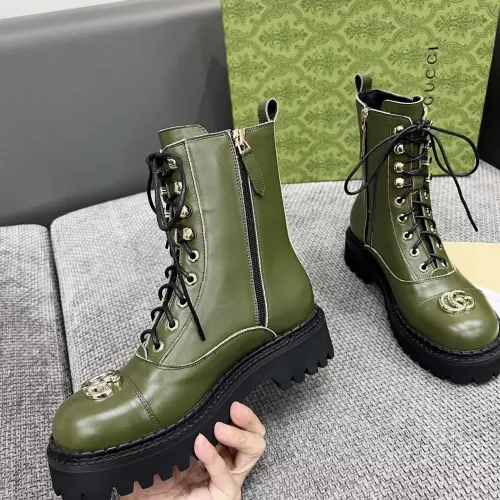 Cheap Gucci Boots For Women #1362989 Replica Wholesale [$105.00 USD] [ITEM#1362989] on Replica Gucci Boots