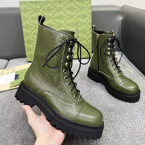 Cheap Gucci Boots For Women #1362991 Replica Wholesale [$105.00 USD] [ITEM#1362991] on Replica Gucci Boots