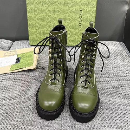 Cheap Gucci Boots For Women #1362991 Replica Wholesale [$105.00 USD] [ITEM#1362991] on Replica Gucci Boots