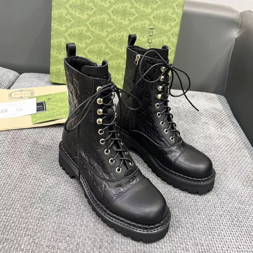 Cheap Gucci Boots For Women #1362992 Replica Wholesale [$105.00 USD] [ITEM#1362992] on Replica Gucci Boots