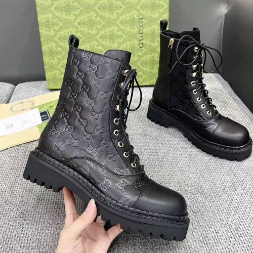 Cheap Gucci Boots For Women #1362992 Replica Wholesale [$105.00 USD] [ITEM#1362992] on Replica Gucci Boots