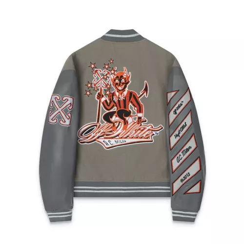Cheap Off-White Jackets Long Sleeved For Unisex #1363018 Replica Wholesale [$98.00 USD] [ITEM#1363018] on Replica Off-White Jackets