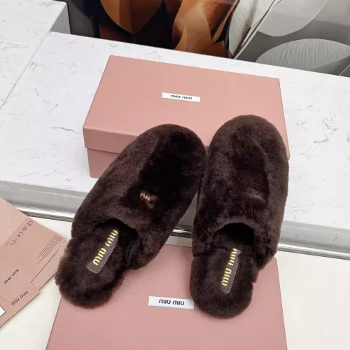 Cheap MIU MIU Slippers For Women #1363158 Replica Wholesale [$92.00 USD] [ITEM#1363158] on Replica MIU MIU Slippers