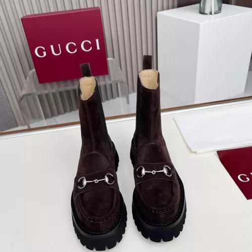Cheap Gucci Boots For Women #1363163 Replica Wholesale [$115.00 USD] [ITEM#1363163] on Replica Gucci Boots