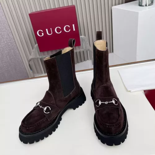 Cheap Gucci Boots For Women #1363163 Replica Wholesale [$115.00 USD] [ITEM#1363163] on Replica Gucci Boots