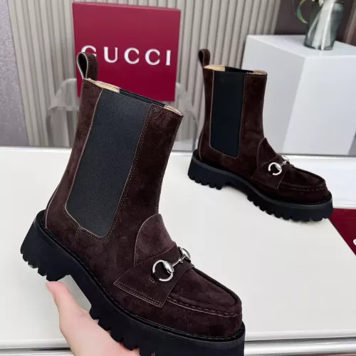 Cheap Gucci Boots For Women #1363163 Replica Wholesale [$115.00 USD] [ITEM#1363163] on Replica Gucci Boots