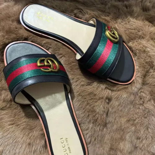 Cheap Gucci Slippers For Women #1363170 Replica Wholesale [$64.00 USD] [ITEM#1363170] on Replica Gucci Slippers