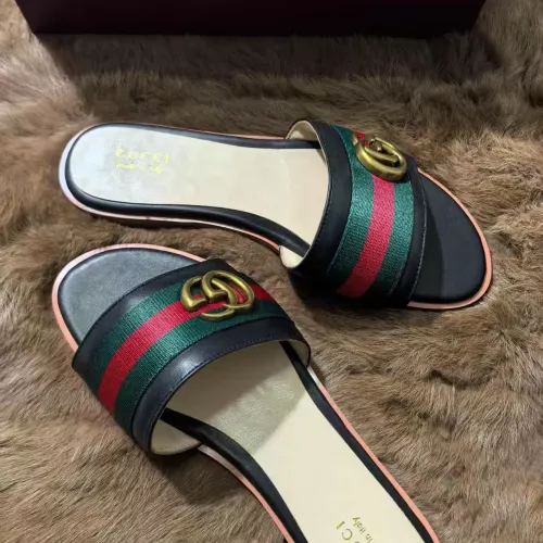 Cheap Gucci Slippers For Women #1363170 Replica Wholesale [$64.00 USD] [ITEM#1363170] on Replica Gucci Slippers