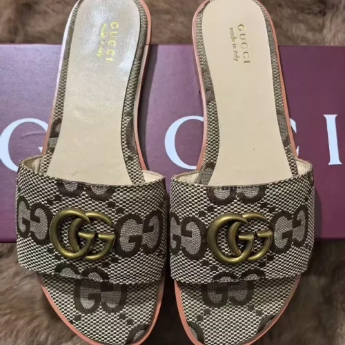 Cheap Gucci Slippers For Women #1363173 Replica Wholesale [$64.00 USD] [ITEM#1363173] on Replica Gucci Slippers