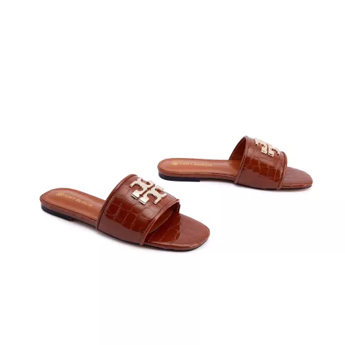 Cheap Tory Burch TB Slippers For Women #1363181 Replica Wholesale [$85.00 USD] [ITEM#1363181] on Replica Tory Burch TB Slippers
