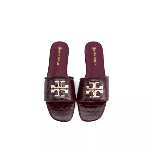 Cheap Tory Burch TB Slippers For Women #1363182 Replica Wholesale [$85.00 USD] [ITEM#1363182] on Replica Tory Burch TB Slippers