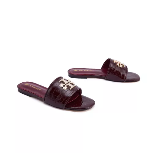 Cheap Tory Burch TB Slippers For Women #1363182 Replica Wholesale [$85.00 USD] [ITEM#1363182] on Replica Tory Burch TB Slippers