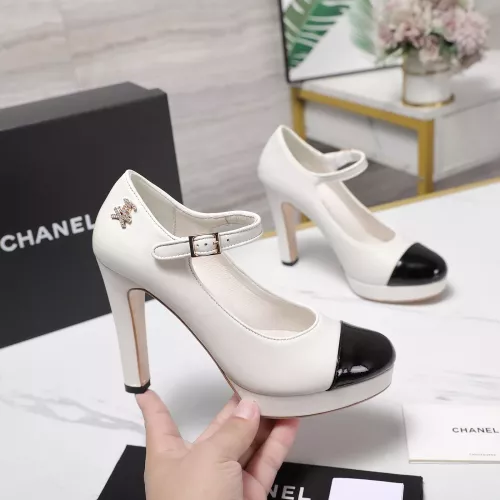 Cheap Chanel High-Heeled Shoes For Women #1363254 Replica Wholesale [$125.00 USD] [ITEM#1363254] on Replica Chanel High-Heeled Shoes