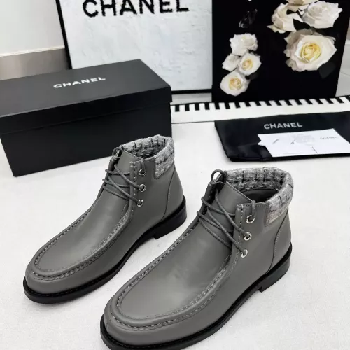 Cheap Chanel Boots For Women #1363259 Replica Wholesale [$102.00 USD] [ITEM#1363259] on Replica Chanel Boots