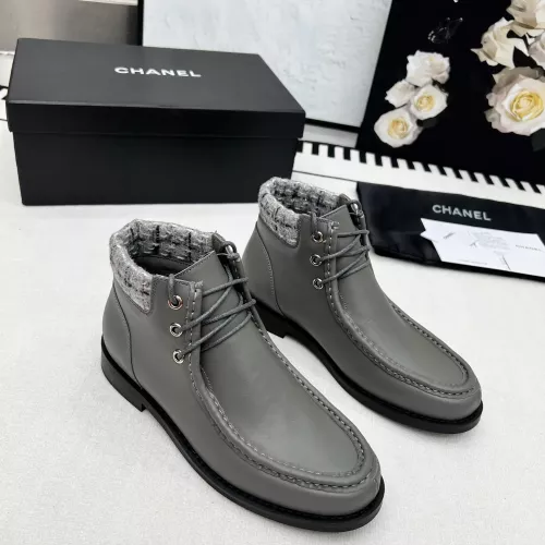 Cheap Chanel Boots For Women #1363259 Replica Wholesale [$102.00 USD] [ITEM#1363259] on Replica Chanel Boots