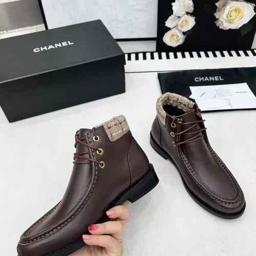 Cheap Chanel Boots For Women #1363260 Replica Wholesale [$102.00 USD] [ITEM#1363260] on Replica Chanel Boots