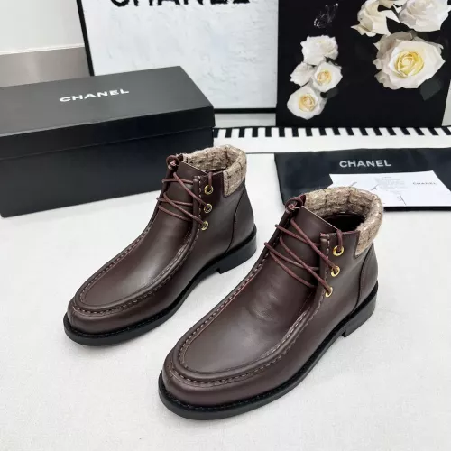 Cheap Chanel Boots For Women #1363260 Replica Wholesale [$102.00 USD] [ITEM#1363260] on Replica Chanel Boots