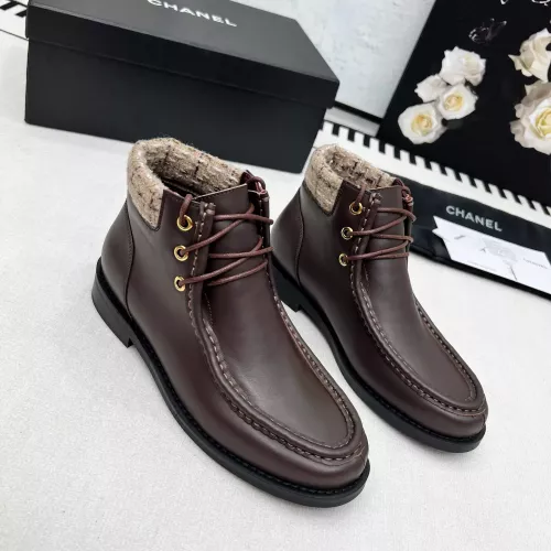 Cheap Chanel Boots For Women #1363260 Replica Wholesale [$102.00 USD] [ITEM#1363260] on Replica Chanel Boots