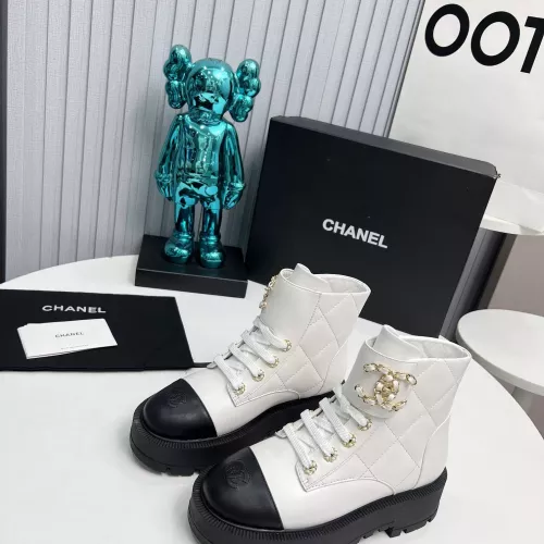 Cheap Chanel Boots For Women #1363262 Replica Wholesale [$115.00 USD] [ITEM#1363262] on Replica Chanel Boots