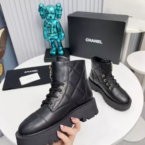 Cheap Chanel Boots For Women #1363263 Replica Wholesale [$115.00 USD] [ITEM#1363263] on Replica Chanel Boots
