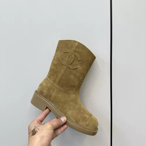 Cheap Chanel Boots For Women #1363266 Replica Wholesale [$132.00 USD] [ITEM#1363266] on Replica Chanel Boots