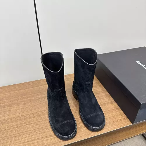 Cheap Chanel Boots For Women #1363267 Replica Wholesale [$132.00 USD] [ITEM#1363267] on Replica Chanel Boots