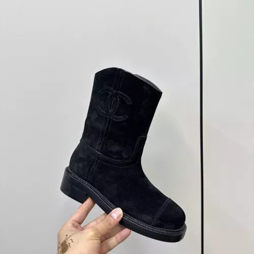Cheap Chanel Boots For Women #1363267 Replica Wholesale [$132.00 USD] [ITEM#1363267] on Replica Chanel Boots