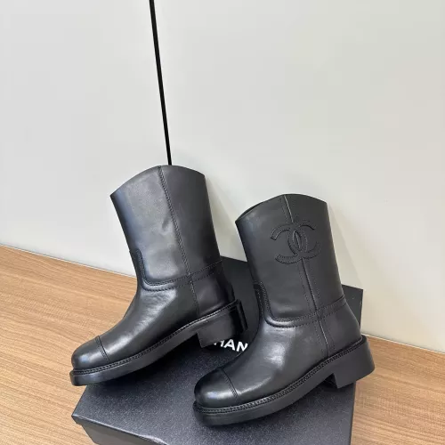 Cheap Chanel Boots For Women #1363268 Replica Wholesale [$132.00 USD] [ITEM#1363268] on Replica Chanel Boots
