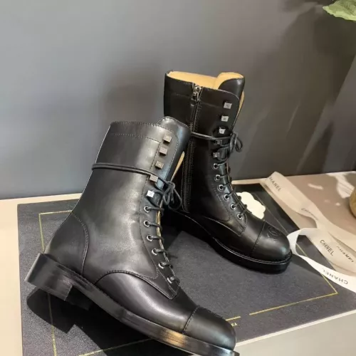 Cheap Chanel Boots For Women #1363276 Replica Wholesale [$122.00 USD] [ITEM#1363276] on Replica Chanel Boots