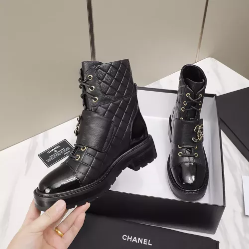 Cheap Chanel Boots For Women #1363277 Replica Wholesale [$115.00 USD] [ITEM#1363277] on Replica Chanel Boots