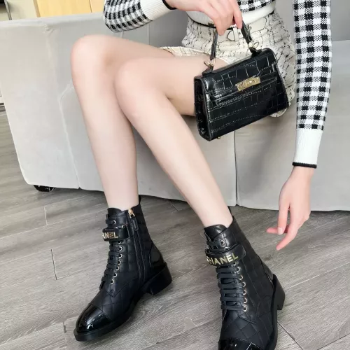Cheap Chanel Boots For Women #1363280 Replica Wholesale [$115.00 USD] [ITEM#1363280] on Replica Chanel Boots