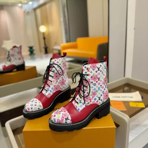 Cheap Louis Vuitton Boots For Women #1363306 Replica Wholesale [$155.00 USD] [ITEM#1363306] on Replica Louis Vuitton Boots