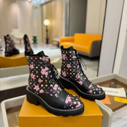 Cheap Louis Vuitton Boots For Women #1363309 Replica Wholesale [$155.00 USD] [ITEM#1363309] on Replica Louis Vuitton Boots