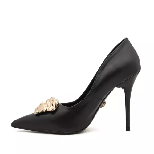 Cheap Versace High-Heeled Shoes For Women #1363340 Replica Wholesale [$80.00 USD] [ITEM#1363340] on Replica Versace High-Heeled Shoes