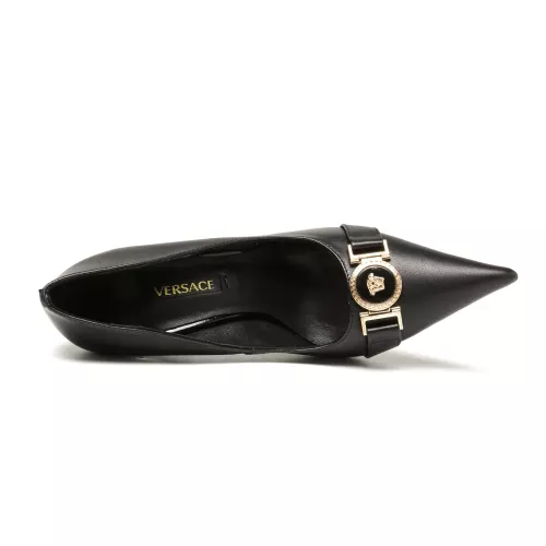 Cheap Versace High-Heeled Shoes For Women #1363342 Replica Wholesale [$80.00 USD] [ITEM#1363342] on Replica Versace High-Heeled Shoes
